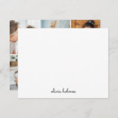 おしゃれなモノグラム 現代的 お洒落 ノートカード (正面/裏面)