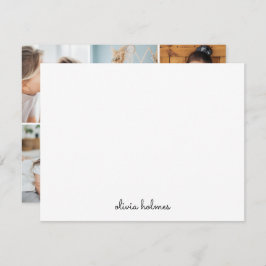 おしゃれなモノグラム 現代的 お洒落 ノートカード