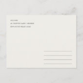 おしゃれなヨセミテ国立公園 CA 水彩画 トラベル ポストカード (裏面)