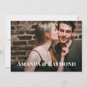 おしゃれなラブレター フォトカットアウト セーブ・ザ・デート (裏面)