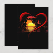 おしゃれなラブ ヴァレンタインデー シーズンカード (正面/裏面)