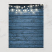 おしゃれなラプンツェル シャワー 招待状 (裏面)