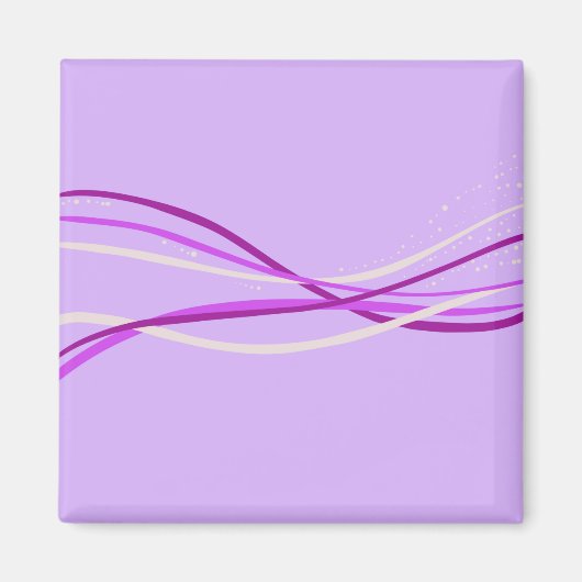 おしゃれなラベンダー マグネット (正面)