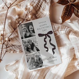 おしゃれなリボン3枚の写真 ガレンティーンズデー カード