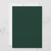 おしゃれなレッドボウのホリデークリスマスパーティー 招待状 (裏面)