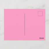 おしゃれなレトロ フラワー 60年代 70年代 花 ありがとう ポストカード (裏面)