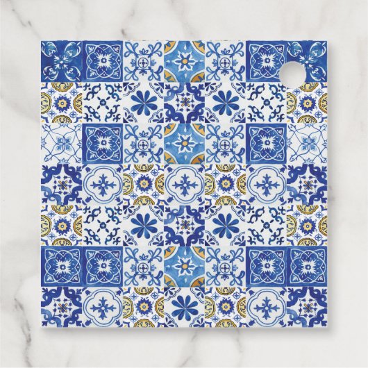 おしゃれなレモン フラワーリーフ ベビーシャワー 感謝カード フェイバータグ (裏面)