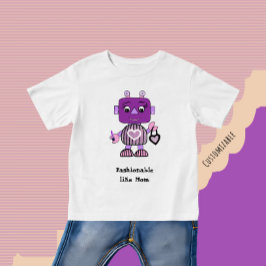 おしゃれなロボット ベビーTシャツ