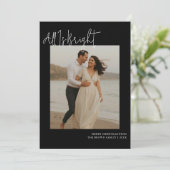 おしゃれなロマンチックカップルの冬のフェスティバルホリデー シーズンカード (スタンド正面)