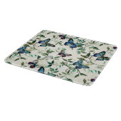 おしゃれなロマンチックブルーバタフライブライダルシャワー カッティングボード (角)