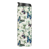 おしゃれなロマンチックブルーバタフライブライダルシャワー タンブラー (回転右)