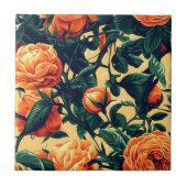 おしゃれなローズセラミックタイル  ホームデコレーション用 タイル (正面)