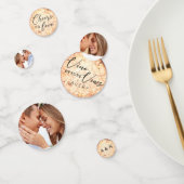 おしゃれなヴィノ　誓いの前に　ワインボトルキャップ　写真　イニシャル コンフェッティ (グループ)