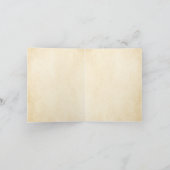 おしゃれなヴィンテージ風イラストのタコット 誕生日カード用カスタマイズ付 カード (内部)