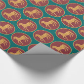 おしゃれな中国の馬の年ギフト包装紙 ラッピングペーパー (角)