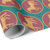 おしゃれな中国の馬の年ギフト包装紙 ラッピングペーパー (ロールコーナー)