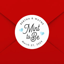 おしゃれな二人だけの特別な贈り物 ラウンドシール