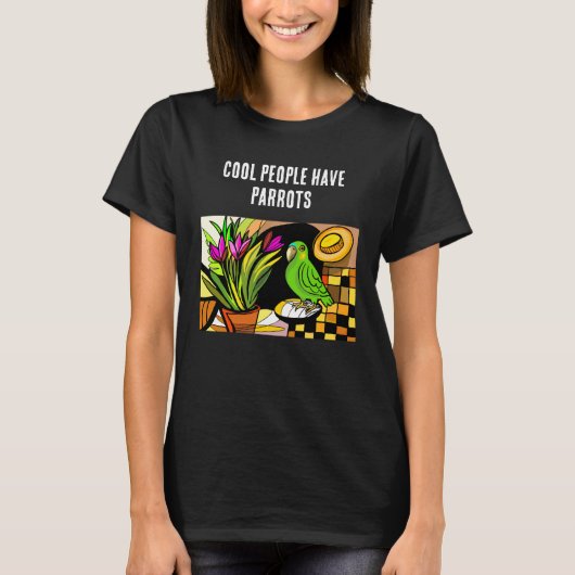 おしゃれな人が飼うのはオウム Tシャツ (正面)
