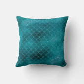 おしゃれな人魚のうろこモノグラムクッション クッション (裏面)