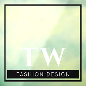 おしゃれな会社看板 透明ブラック ウィンドウサイン (シート3)