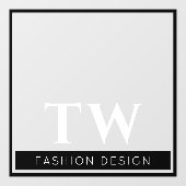 おしゃれな会社看板 透明ブラック ウィンドウサイン (シート)