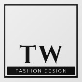 おしゃれな会社看板 透明ブラック ウィンドウサイン (シート)