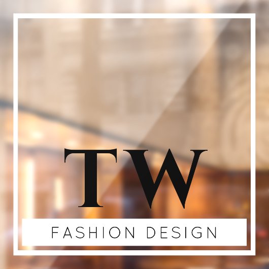 おしゃれな会社看板 透明 白 ウィンドウサイン (シート2)