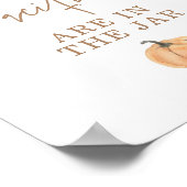 おしゃれな何人赤ちゃんシャワーゲームを推測 ポスター (角)