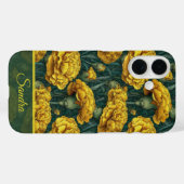 おしゃれな先生への感謝の贈り物 カーネーションの花柄 Case-Mate iPhoneケース (裏面 (横))