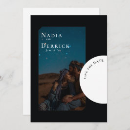 おしゃれな円形の結婚式 セーブザデート