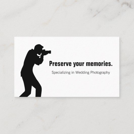 おしゃれな写真の名刺 名刺 (裏面)