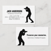 おしゃれな写真の名刺 名刺 (正面/裏面)