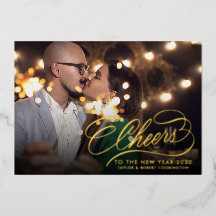 おしゃれな写真の新年の乾杯