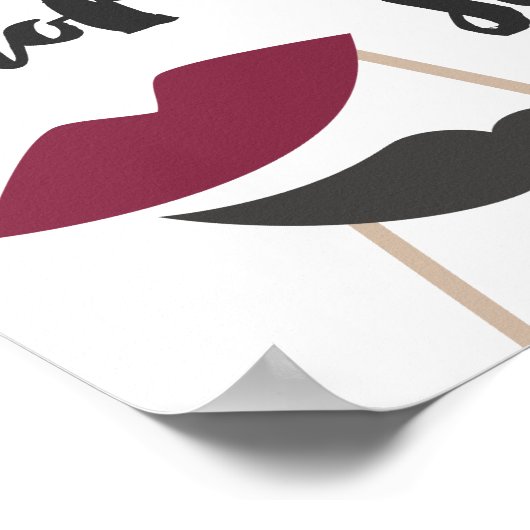 おしゃれな写真撮影ブースをゲット ポスター (角)