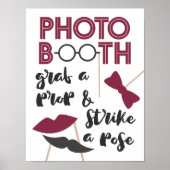 おしゃれな写真撮影ブースをゲット ポスター (正面)