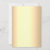 おしゃれな冬のウェディング 招待状 (裏面)