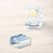 おしゃれな冬の不思議の国 ペーパーコースター (インサイチュ)