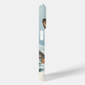 おしゃれな冬の装いと帽子をかぶったクールな犬 Case-Mate iPhoneケース (裏面 / 右)