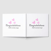 おしゃれな卒業おめでとう水彩画 ゲストブック (全面)