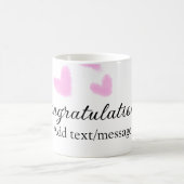 おしゃれな卒業おめでとう水彩画 コーヒーマグカップ (中央)