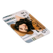 おしゃれな卒業写真のお知らせ マグネット (右側)