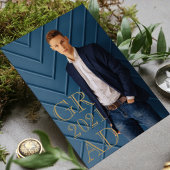 おしゃれな卒業写真の日付 卒業式招待状 招待状