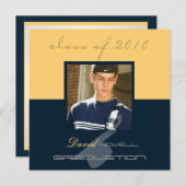 おしゃれな卒業式 2010/卒業帽 招待状 (正面/裏面)