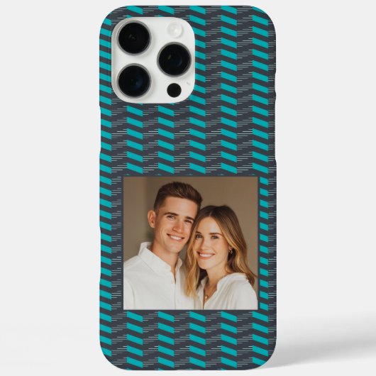 おしゃれな卒業祝いギフトのギザギザ柄 Case-Mate iPhoneケース (裏面)