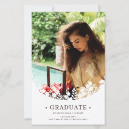 おしゃれな卒業証書 フォトフレーム 花柄