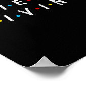おしゃれな友達が贈るパーティーギフト 楽しい感謝祭 ポスター (角)