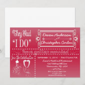 おしゃれな受付のみチョークボード招待状 招待状 (正面/裏面)