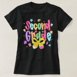 おしゃれな女子の小学2年生の先生 Tシャツ