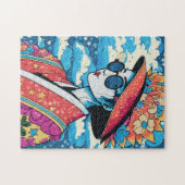 おしゃれな女性 ジグソーパズル (横)