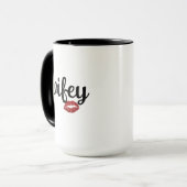 おしゃれな妻のマグカップ - 名前入りカスタムコーヒーマグ マグカップ (正面左)